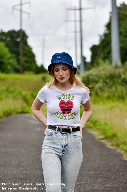 Weird History Classic Logo Cropped Tee