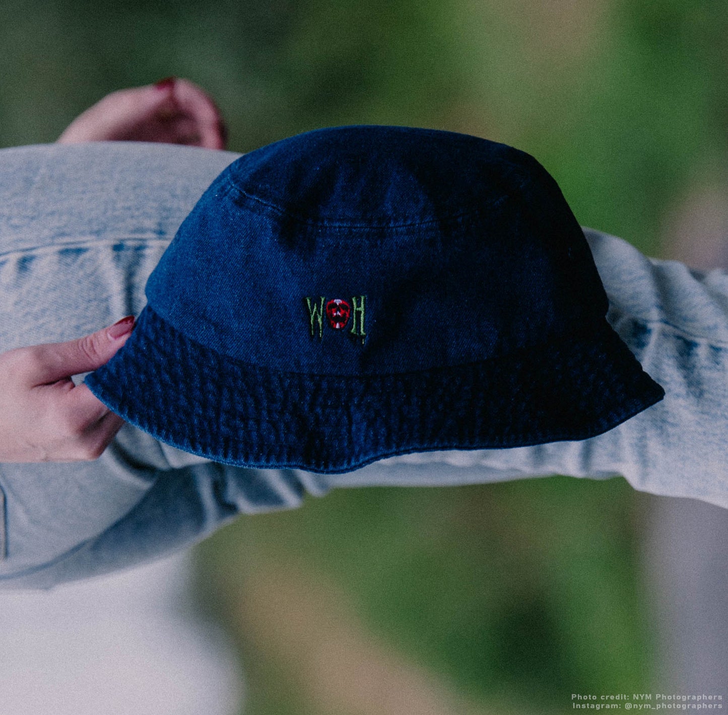 Weird History Classic Logo Denim Bucket Hat