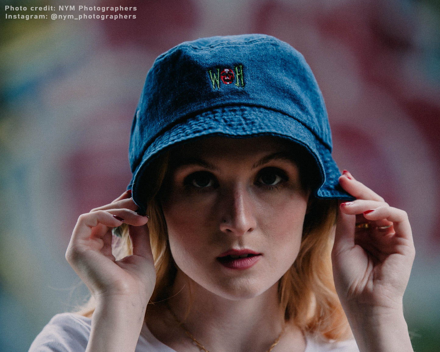 Weird History Classic Logo Denim Bucket Hat